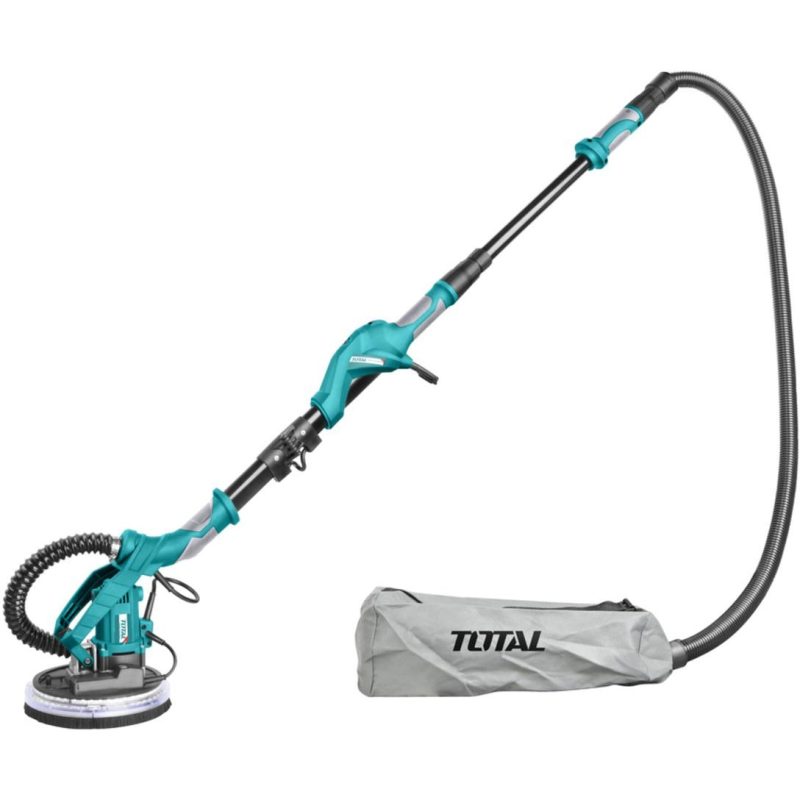 Aparat de slefuit extensibil cu lumina LED 1050W, 2300RPM, TOTAL TWS10501, Slefuitor tavane tip girafa
