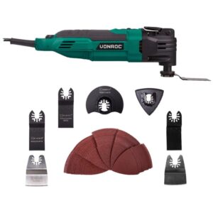 Masina multifunctionala cu vibratii 300W, VONROC, S_OT502AC, 60 accesorii