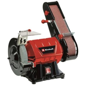 Polizor cu banda si slefuitor de banc Einhell TC-US 350, 185 W, 220 V, 2980 RPM, 150 mm diametru piatra