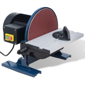 Slefuitor cu banda si disc, vidaXL, 550 W, 254 mm, Multicolor