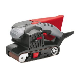 Slefuitor cu banda SKIL 1210 AA, 650 W, 240 V, 76x130 mm suprafata slefuire, 300 m/min viteza banda + sac pentru praf + 1 banda slefuire