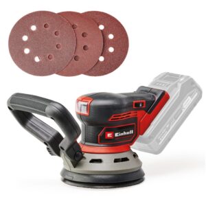 Slefuitor orbital pe acumulator Einhell Professional Professional TP-RS 18/32 Li BL-Solo Power X-Change 18 V, fara perii, disc de slefuire 125 mm, hartie abraziva, fara...