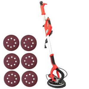 Slefuitor pereti si tavane telescopic cu LED, 750W, 2500RPM, 6 discuri incluse, soft start, Blade FG-S255L-1